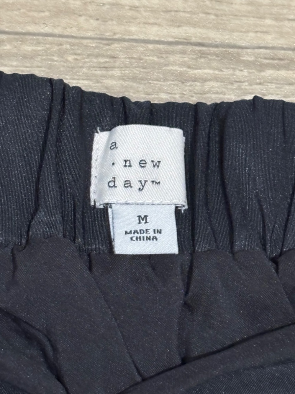 A New Day Women's Bubble Hem Mini Skirt with Hidden Pockets Black - Picture 5 of 12
